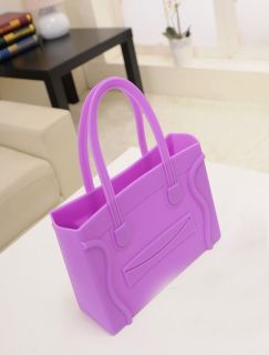 Women`s Fashion Silicon Beach Grocery Tote Bag Handbag Hobo Shoulder Bag Shopper