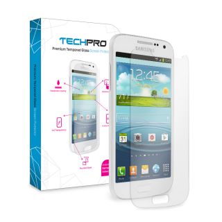 Techpro Premium Tempered Glass Screen Protector for Samsung Galaxy S4 Mini I9190