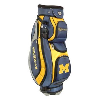 New Team Effort Golf College Cart Bag Michigan Blue