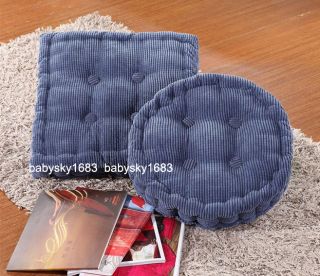New Cute Plush Office Chair Lumbar Pillow Fat Pad Pastoral Fabric Seat Cushion