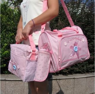 4 Pcs Baby Diaper Nappy Bag Mother's Women's Set Changing Shoulder Handbag Khaki