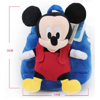 Disney Mickey Minnie Stitch McQueen Pooh Backpack Shoulder Bag B005 Detachable