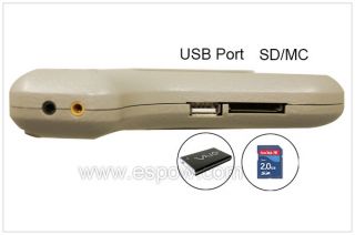 USB Card Slot 7" LCD Monitor Car Sun Visor DVD Player
