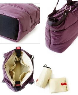 New Storksak Baby Mel Camden Carry All Shoulder Designer Puff Diaper Bag Babymel