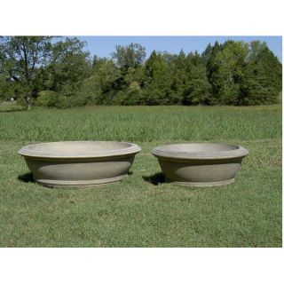Brookfield Anderson Bowl Planter Large White Cement