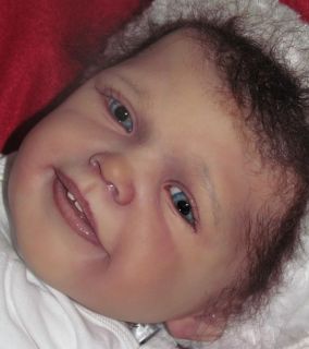 Reborn Big Baby Girl Jola Strydom AA Ethnic Biracial Toddler Doll Art s O L E