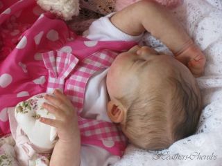 Heathers Cherubs Reborn Tanya Gudrun Legler Baby Doll Layaway Available