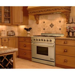 NXR 36" Stainless Steel Professional Style Gas Range