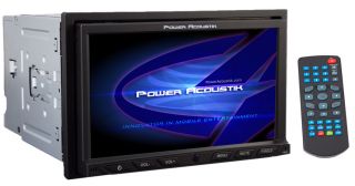 New Power Acoustik PD 762 7" Touch Screen CD DVD  Player USB SD Aux Receiver 709483040533