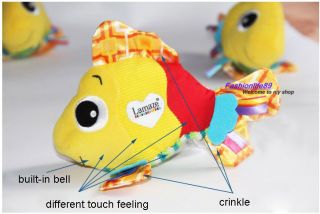 6 Styles Lamaze Developmental Toy Lovely Baby's Plush Toy Rattle Crinkle Bell