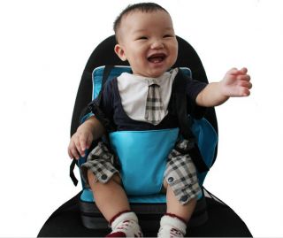 Portable Baby Kid Toddler Feeding High Chair Booster Seat Cover Harness Cushion