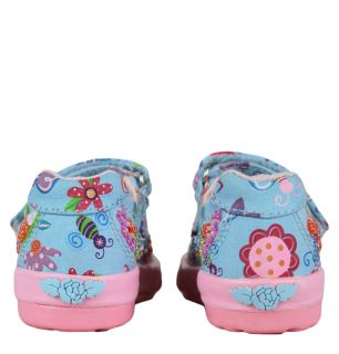 Lelli Kelly LK5005 Bee 1 Baby Canvas Shoes SS12 Fantasia Celeste