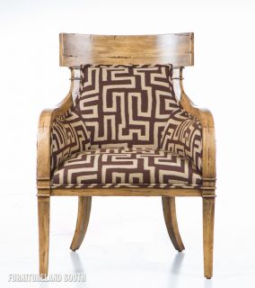 Guy Chaddock Ferguson Copeland Biedermier Upholstered Lounge Chair