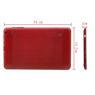 9" Android 4 0 Multi Core 512MB DDR3 Dual Camera Capacitive 8GB Tablet PC Red