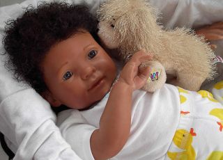 AA African American Biracial Baby Boy 9 Months Donté