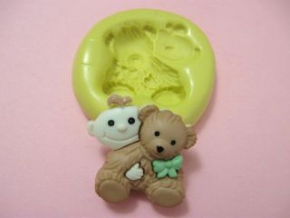 Newborn Baby Boy Girl Flexible Silicone Polymer Clay Gumpaste Fondant Push Mold