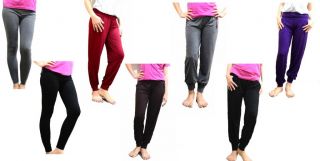 Woman Multicolor Solid Color Size M Comfort Cotton Aladin Harem Pant Legging