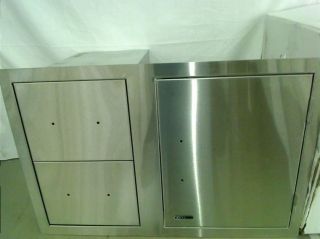 Bull Outdoor Products 25876 Stainless Steel Door Drawer Combo