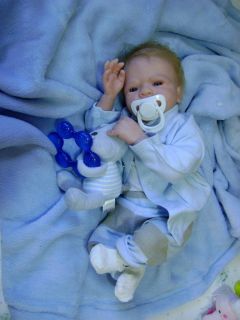 Reborn Baby Art Doll Preemie Boy Fern by Toby Morgan Bobbi Perez So 89 400