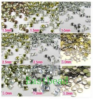 Most Popular and Easy Nail Art Metal Studs Rhinestone Tips DIY Decoration 0575D