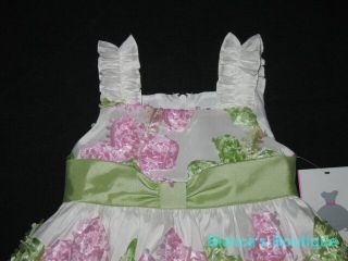 New "Rose Willow" Bonaz Dress Girls Clothes 3T Spring Summer Boutique Easter
