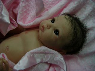 Beautiful Eyes Reborn Baby Girl Art Doll Lola Sculpt by Adrie Stoete 404 900