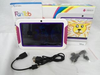As Is Ematic Funtab 4GB 7 Multi Touch Screen Kids Tablet with Android 4 0