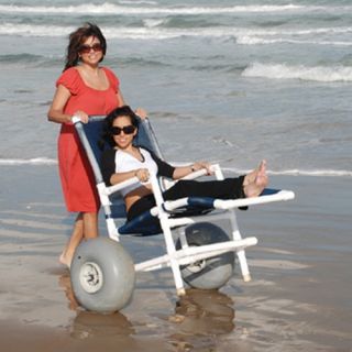 MJM PVC 750 ATC Medical All Terrain Beach Wheelchair