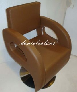 3 x Brand New Brown Styling Barber Chair Salon Beauty Hair Equipment Supplies