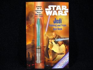 8 Star Wars Jedi Training Quiz Books Lightsaber Pen Party Supplies Favors