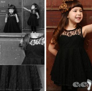 NTW Kids Girls See Sexy Through V Back Halter Lace Party Dress Summer 3 8T