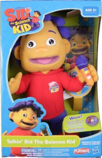 Talking Sid The Science Kid 12" Toy Plush Doll with DVD