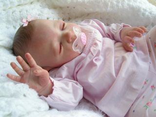 BABIES2TREASURE Beautifull Reborn Baby Girl Doll Newborn Fake Baby "REDUCED"