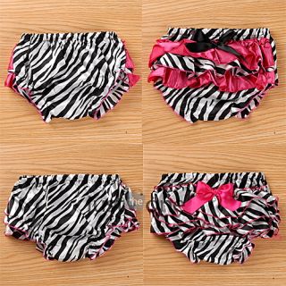 Sweet Cute Baby Girls Toddlers Ruffle Panties Bloomers Nappy Cover Pantskirt s L