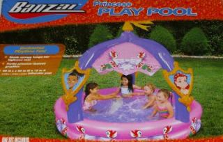 Princess Inflatable Kids Swimming Pool Shade Canopy