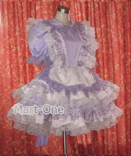 Adult Baby Sissy Dress Crossdresser Purple Tailor Made