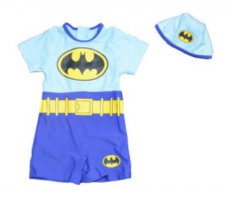 Boy Baby Batman Superman Hero Swimwear Swimsuit Set 1 6Y Surfing 4 Styles Swim