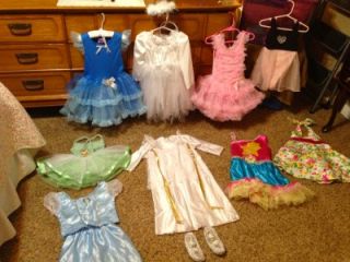 9 Dress Up Play Clothes Toddler Girls Costumes Cinderella Angel Ballerina