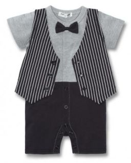Boy Baby Formal Suit Set Romper Pants 0 18M Onepiece Jumpsuit Clothes Outfit