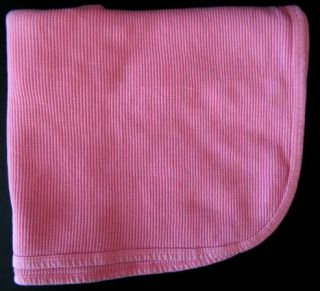 Gerber Rose Pink Thermal 100 Cotton Baby Girl Security Blanket Lovey