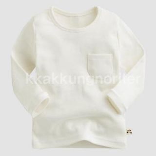 Made in Korea Petit BEBE Pocket Tee Boy Girl Unisex Baby Infant Cotton Clothing