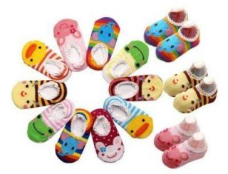 Baby Girl Toddler Anti Slip Socks Grip Slippers