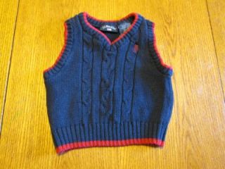 USA Polo Winter Vests Infant Baby Boy Used Clothing Clothes Size 0 3 Months