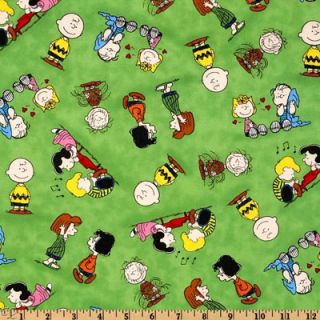 Happiness Is Peanuts Charlie Brown Lucy Sally Peppermint Patty Linus etc Green