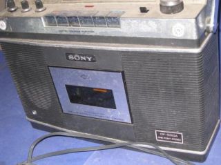 Sony CF 550A One Point Stereo Radio Tape Player Portable Vintage 70 Boombox 02S