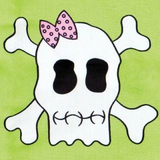 Metallic Cowboy Skull Girl Cot Sheet Set 100 Cotton Great Baby Shower Gift Idea