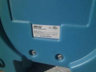 Dri EAZ Defendair F284 HEPA 500 Air Purifier Cleaner Portable Air Scrubber Blue