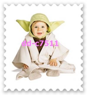 Disney Star Wars Lisence Baby Yoda Dress Up Costume Toddler Halloween New F S