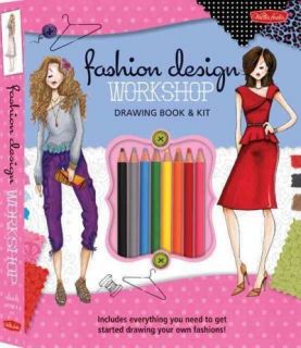 Fashion Design Workshop Drawing Book Kit Stephanie Corfee Paperback New