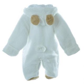 Boy Girl Baby Winter Animal Fleece Jacket Coat Warm Romper 0 24M Snowsuit Outfit